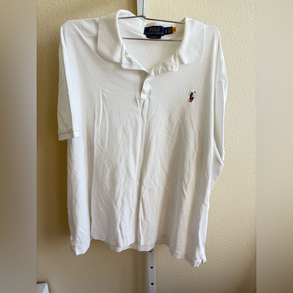 Polo Ralph Lauren Soft Cotton Polo in White - Size XL - Picture 6 of 8